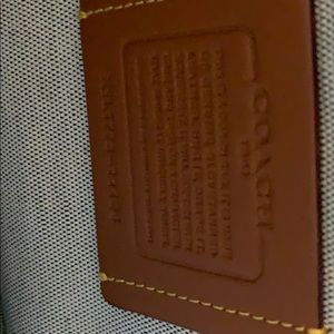 Coach Pebble Leather Brief